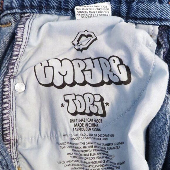 Empyre Tori 90s Medium Wash Denim Skate Jeans Size Small - Picture 4 of 14